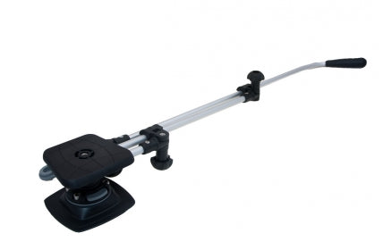 Fishfinder top plate with transducer arm mount and mount kit for installation on inflatable side NT600+NMp224 | 100 x 100 mm