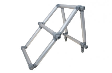 Folding aluminum tube ladder Nl032 | Ø32 mm