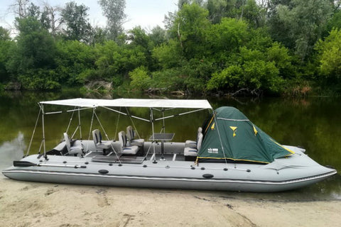 inflatable catamaran pontoon motor rowing boat crabzz tm660 for sale for 20 person